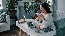 A home office, representing purpose (home business) as a factor.